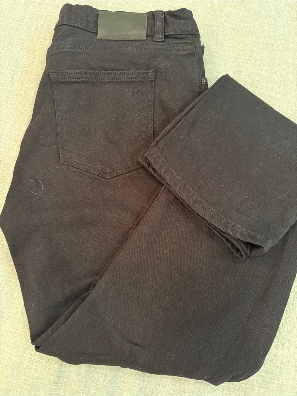 DL1961 Kid’s Slim Straight Jeans in Black